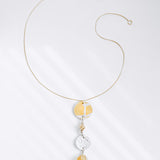 Golden Disk Necklace