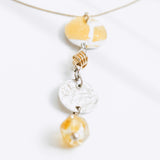 Golden Disk Necklace