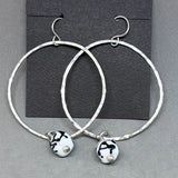 Beaded Hoops