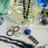 Textured Glass Necklace